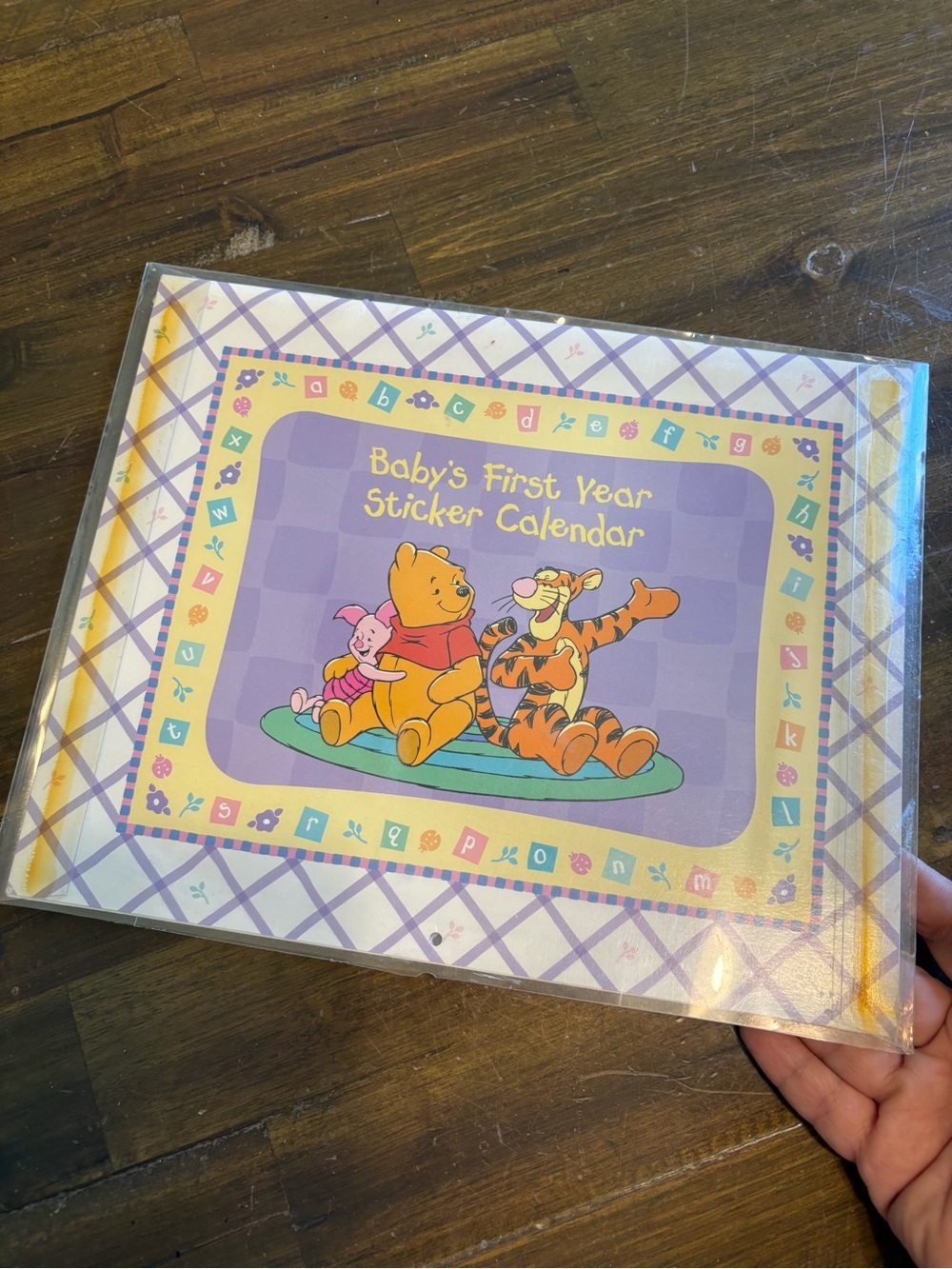 Winnie The Pooh Baby’s First Year Sticker Calendar W Stickers Vintage New 1996